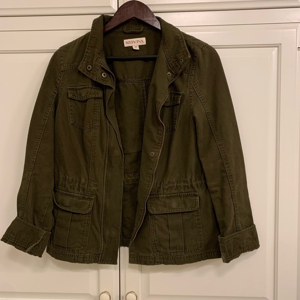Army green jacket